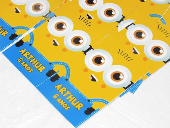 Rótulo para Tubetes Minions
