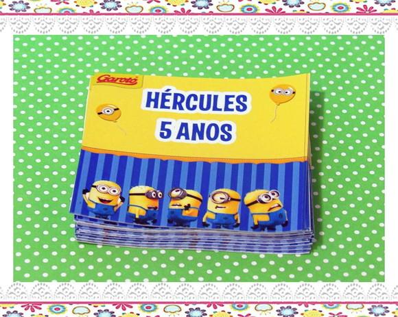 Rótulo Personalizado para Baton Minions
