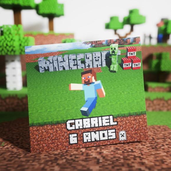Rótulo Personalizado para Baton Minecraft