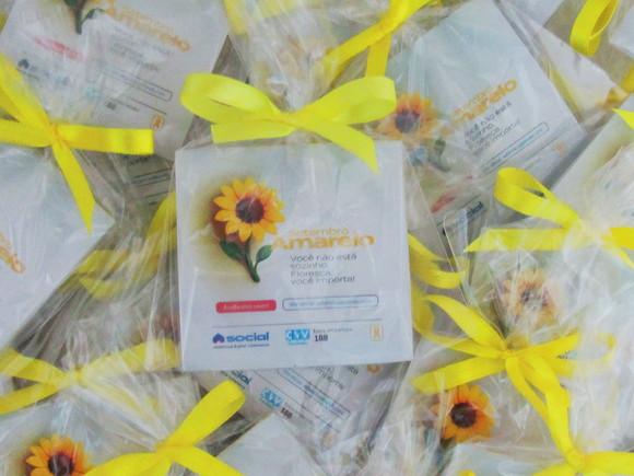 Sachê de Chá Personalizado Brinde Setembro Amarelo
