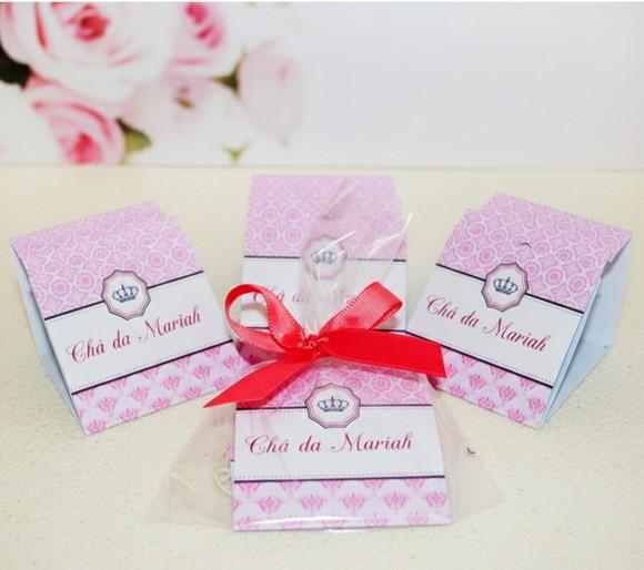 Sachê de Chá Personalizado Chá de Bebê