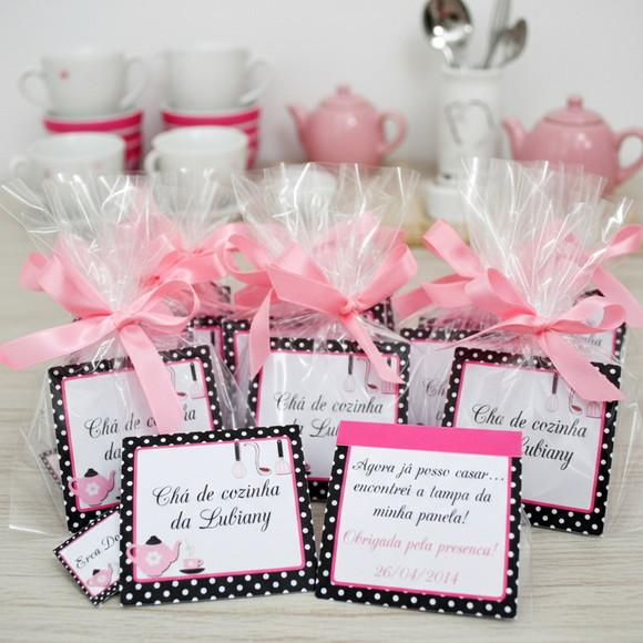Sachê de Chá Personalizado Chá de Panela