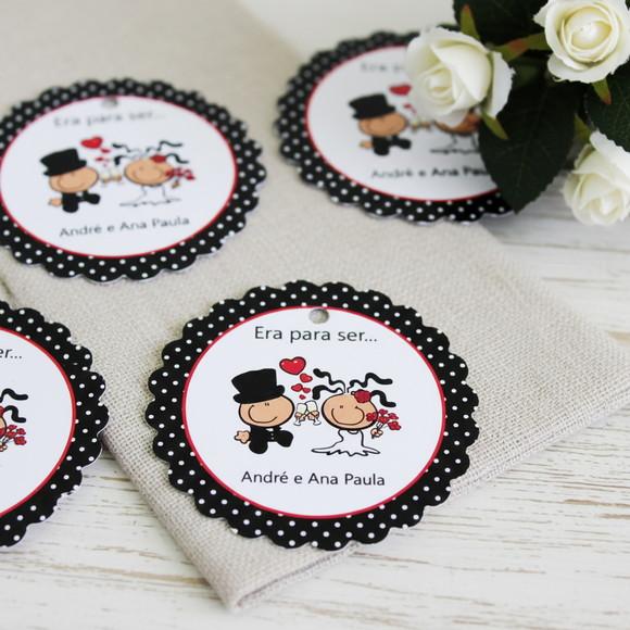 Tag para Lembrancinha Casamento Noivinhos