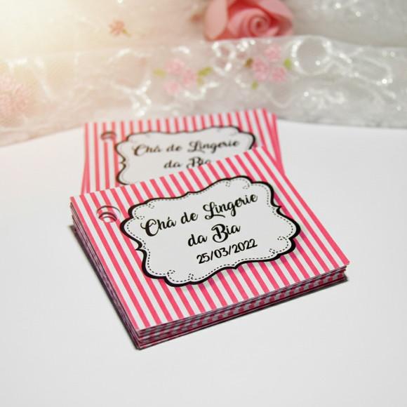 Tag para Lembrancinha Chá de Lingerie