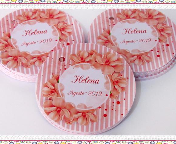 Tag para Lembrancinha Floral
