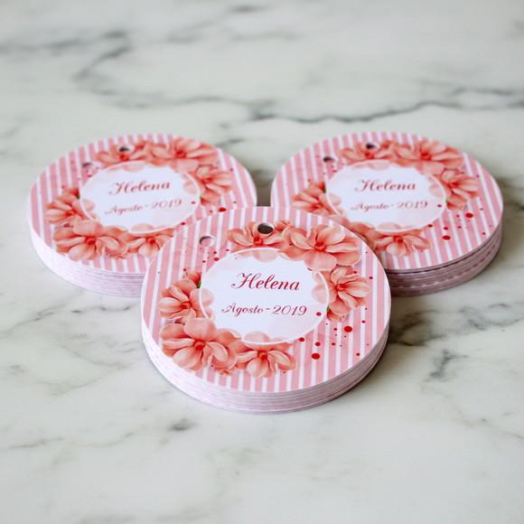 Tag para Lembrancinha Floral