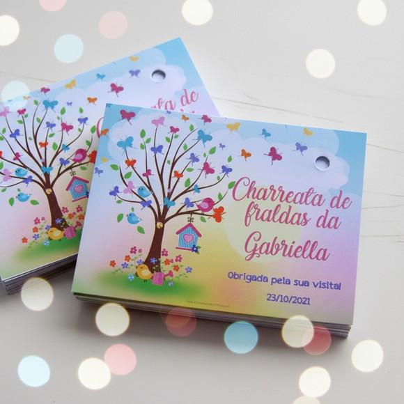 Tag para Lembrancinha Jardim Encantado