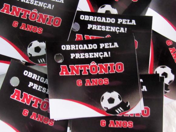 Tag para Lembrancinha Tema Futebol