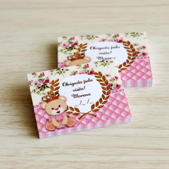 Tag para Lembrancinha Ursinha Princesa