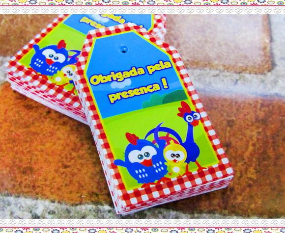 Tag Personalizada Galinha Pintadinha
