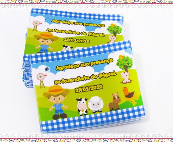 Tag Personalizada para Lembrancinha Fazendinha