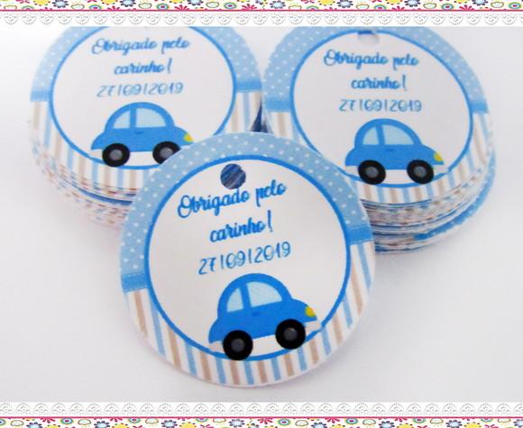 Tag Personalizada para Lembrancinha Fusquinha