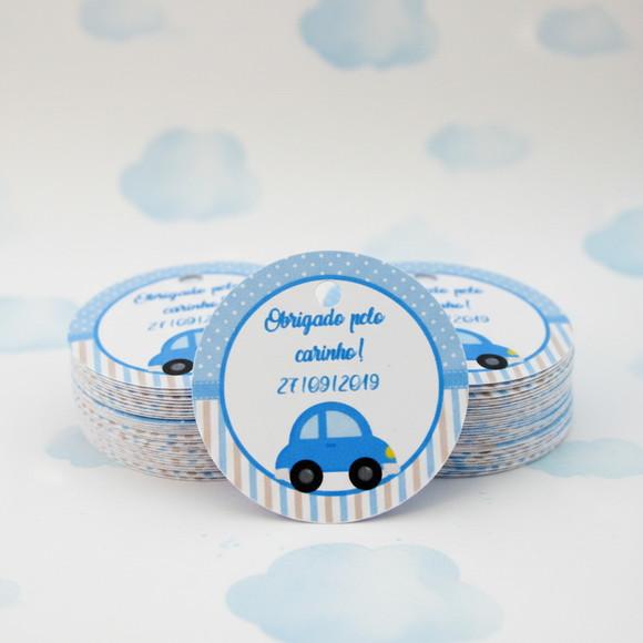 Tag Personalizada para Lembrancinha Fusquinha