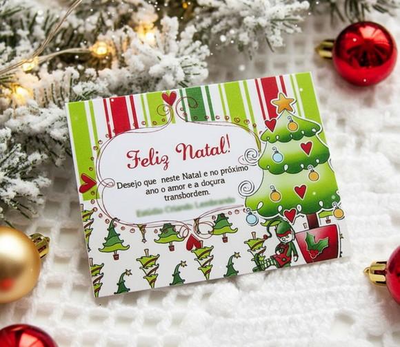 Tag Personalizada para Lembrancinha Natal