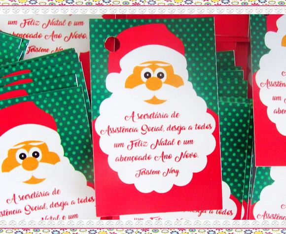 Tag Personalizada para Lembrancinha Natal