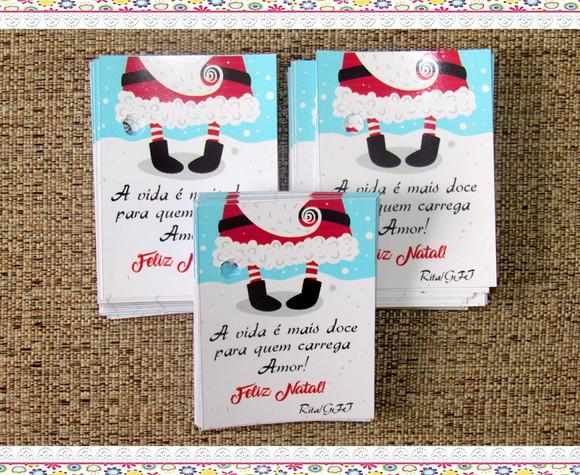 Tag Personalizada para Lembrancinha Natal