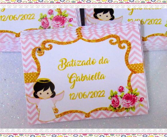 Tags para Batizado Menina
