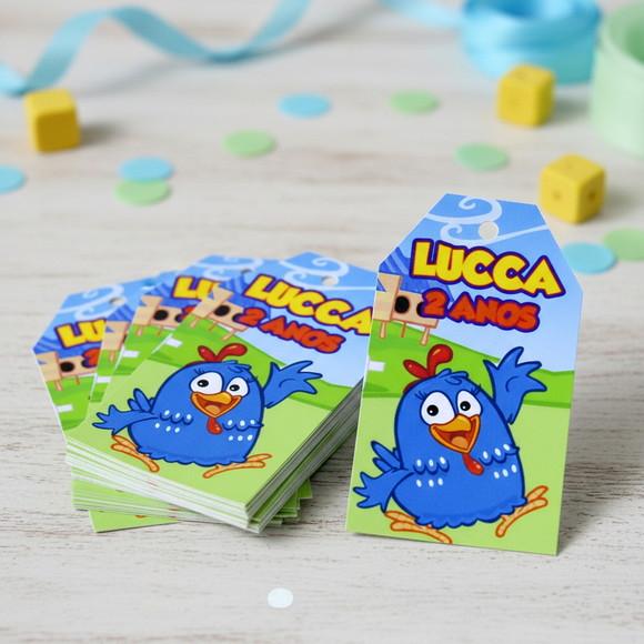 Tags Personalizadas Galinha Pintadinha
