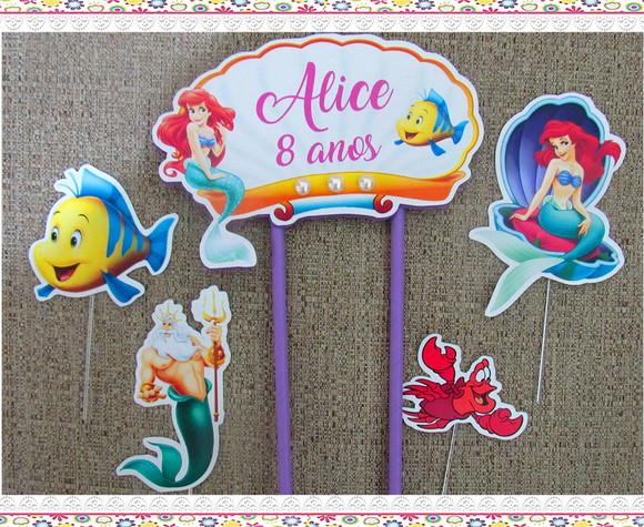 Topo de Bolo Ariel