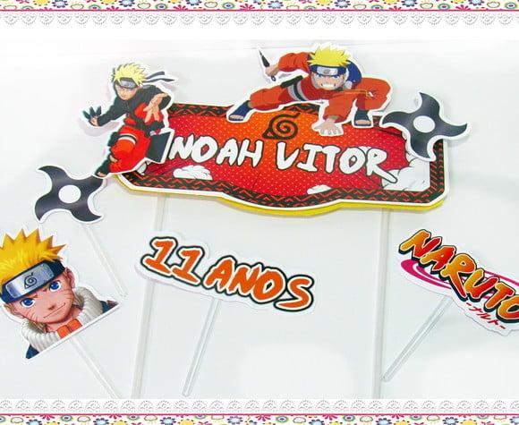 Topo de Bolo Naruto