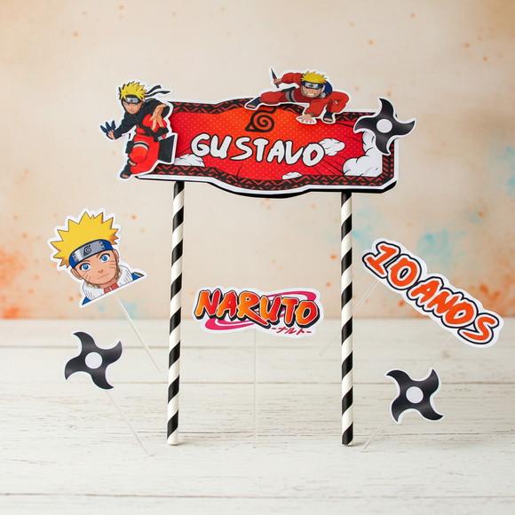 Topo de Bolo Naruto