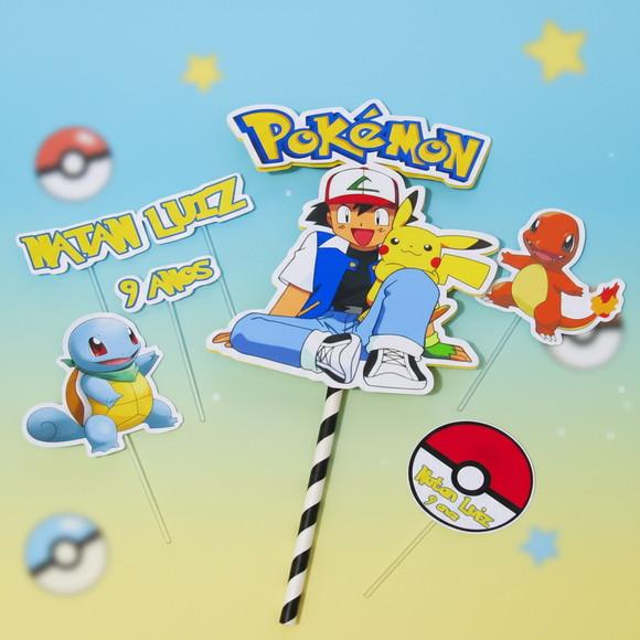 Topo de Bolo Pokémon