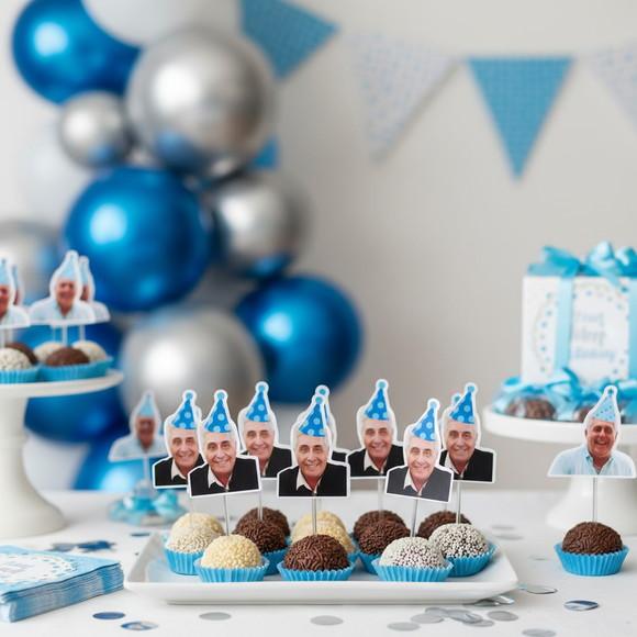 Topper com Foto: Carinha de Festa