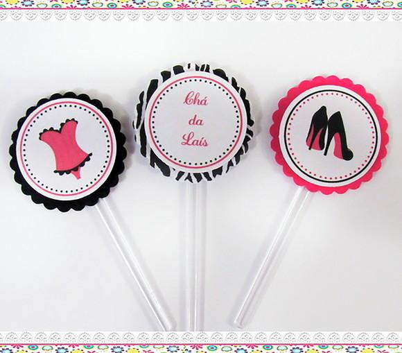 Topper para Docinhos Chá de Lingerie