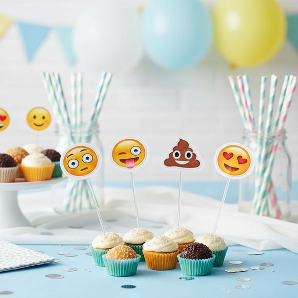 Topper para Docinhos Emoji