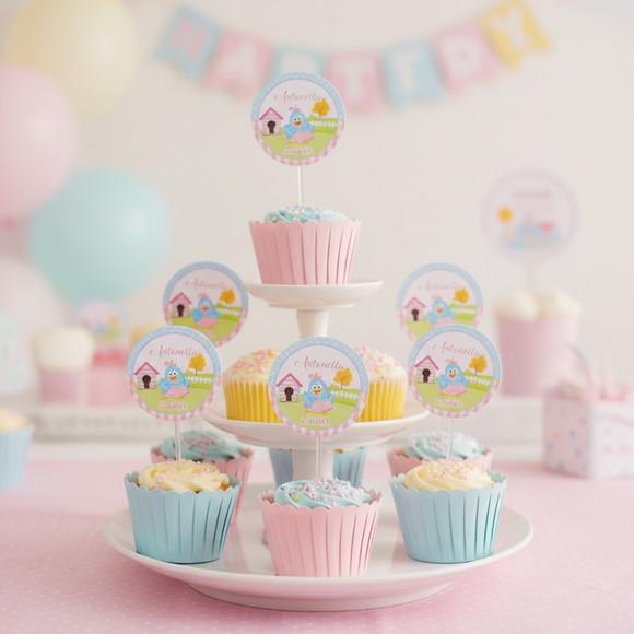 Topper para Docinhos Galinha Pintadinha Candy Color