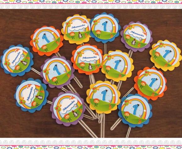 Topper para Docinhos Tema Baby Tv