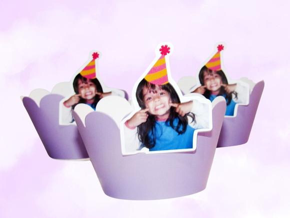 Wrappers para Cupcake: com Foto