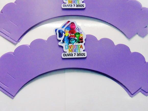 Wrappers Personalizados para Cupcake: Divertidamente