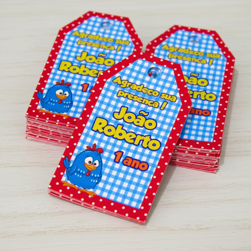 Tags Personalizadas Galinha Pintadinha
