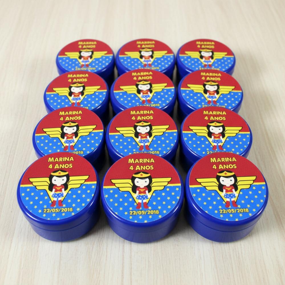 Latinhas Personalizadas Mulher Maravilha