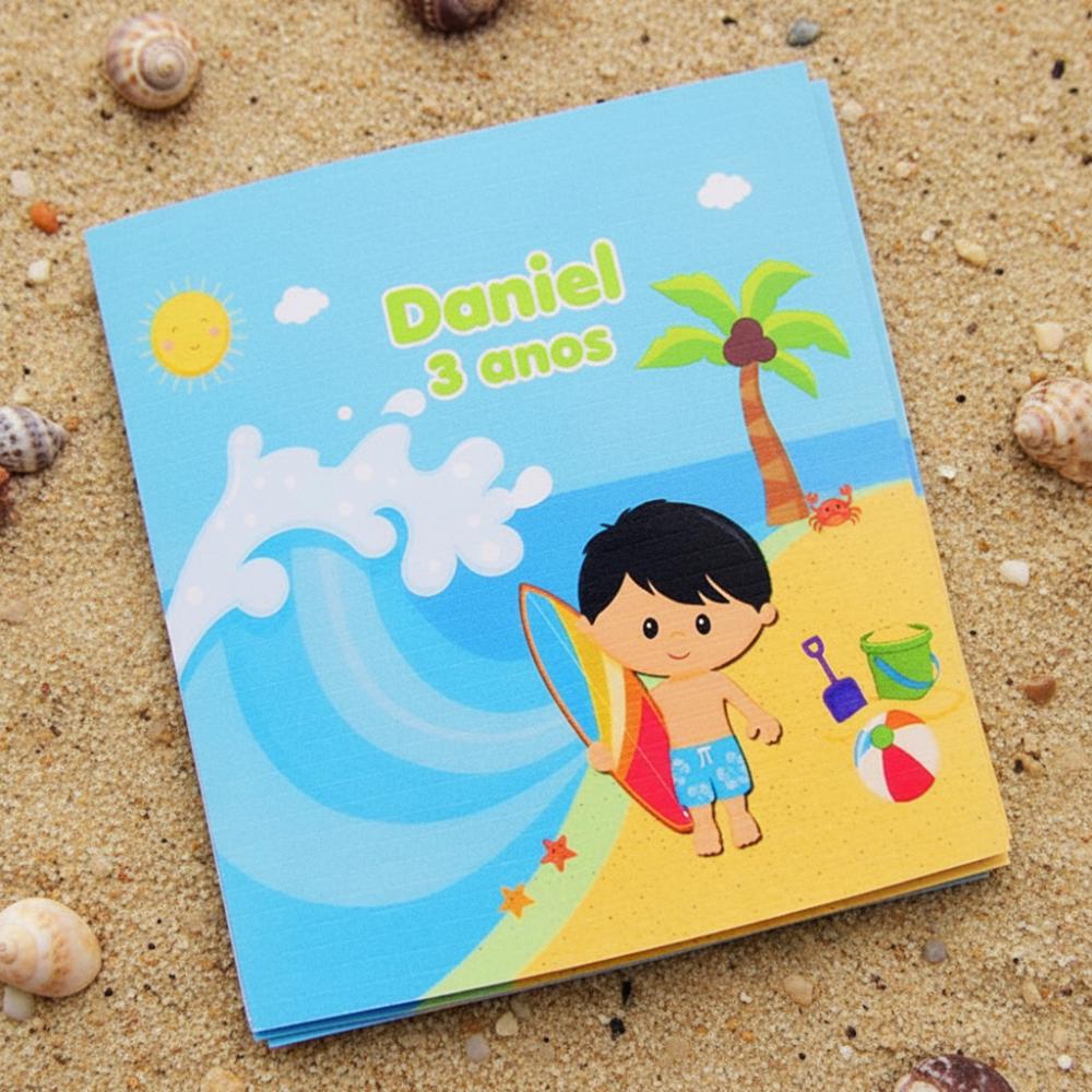 Adesivo para Lembrancinha Tema Praia