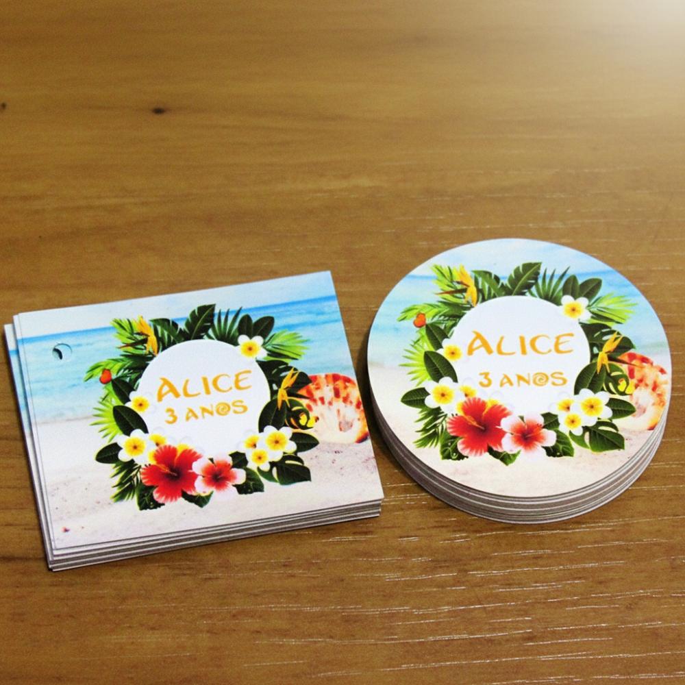 Kit Adesivo e Tag Moana
