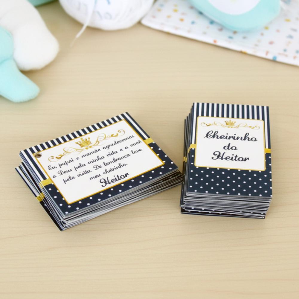 Kit Adesivo e Tag Personalizados Realeza
