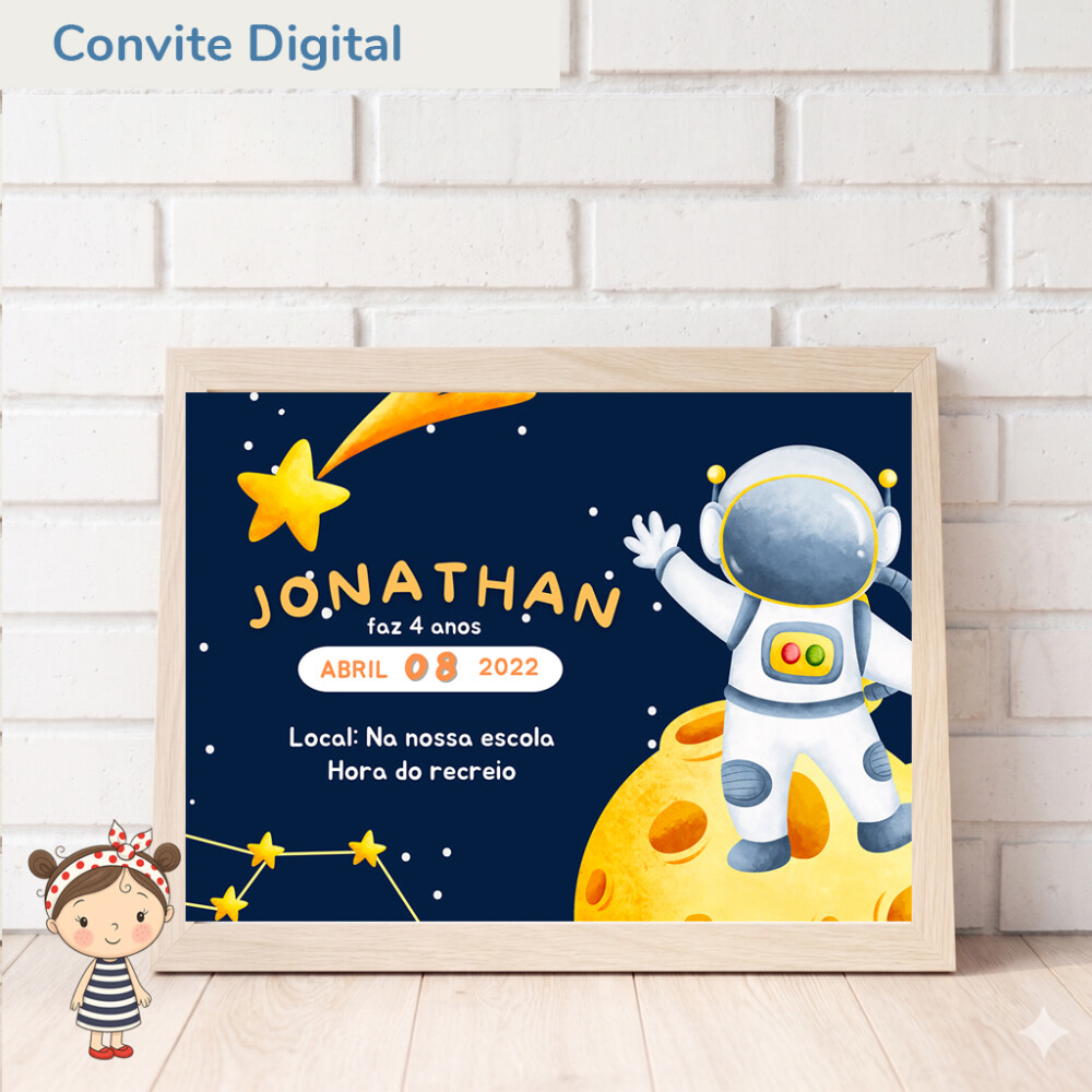 Convite Digital Astronauta