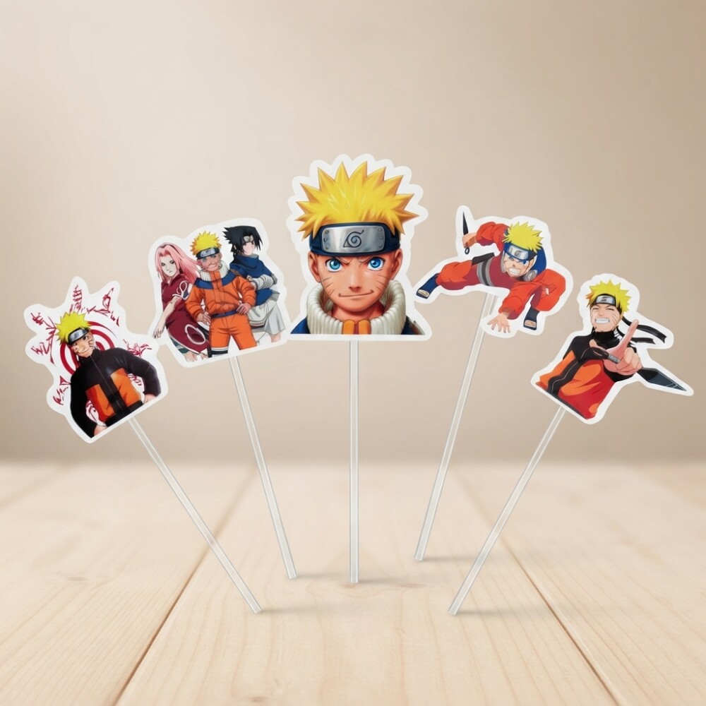 Topper para Docinhos Naruto
