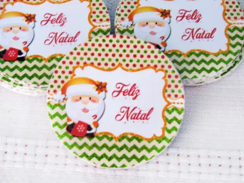 Adesivo para Latinha Natal