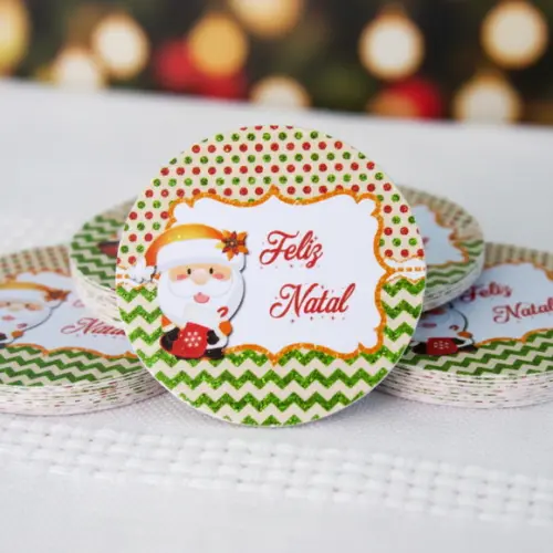 Adesivo para Latinha Natal