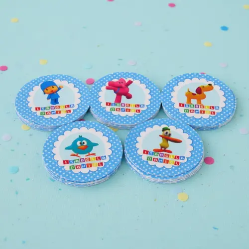Adesivo para Latinha Pocoyo