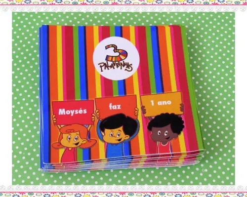 Adesivo Personalizado 3 Palavrinhas