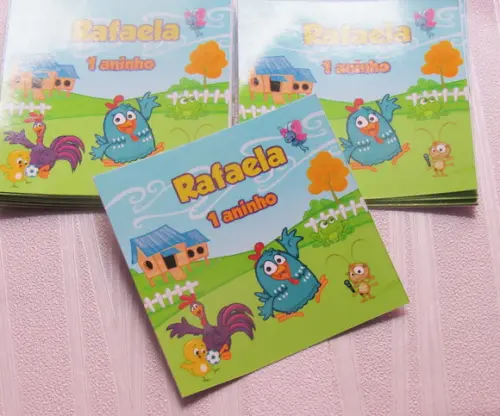 Adesivo Personalizado Galinha Pintadinha