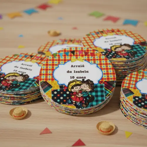 Adesivo Personalizado Festa Junina