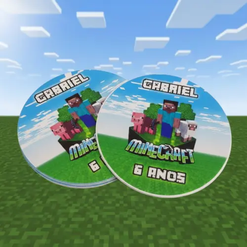 Adesivo Personalizado Minecraft