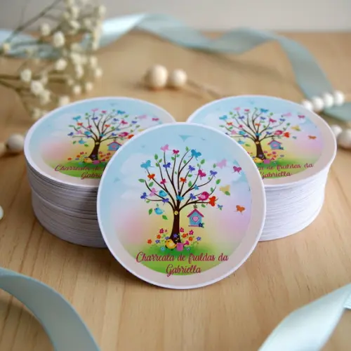 Adesivo Personalizado Jardim Encantado