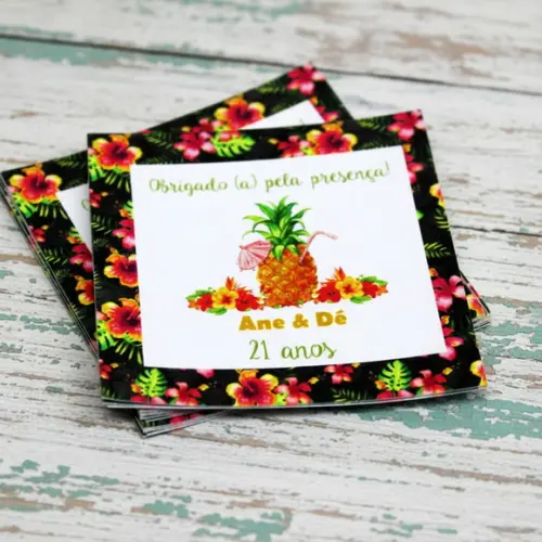 Adesivo Personalizado Tropical