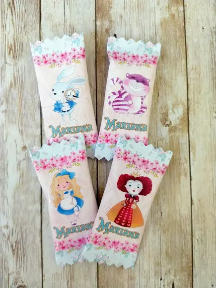 Balinha Personalizada Alice no País das Maravilhas